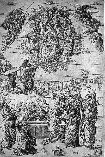 L'assomption de la Vierge ( 1490 )