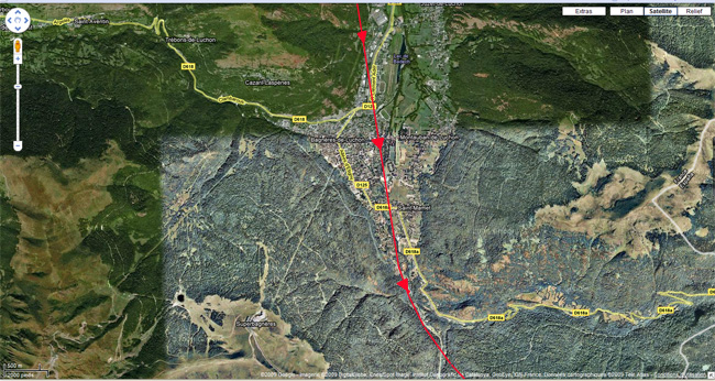 Observation de boule lumineuse sur Bagnères de Luchon