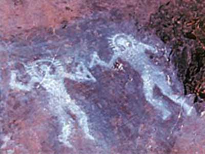 Une grotte italienne non loin de Val Camonica en Italie du sud